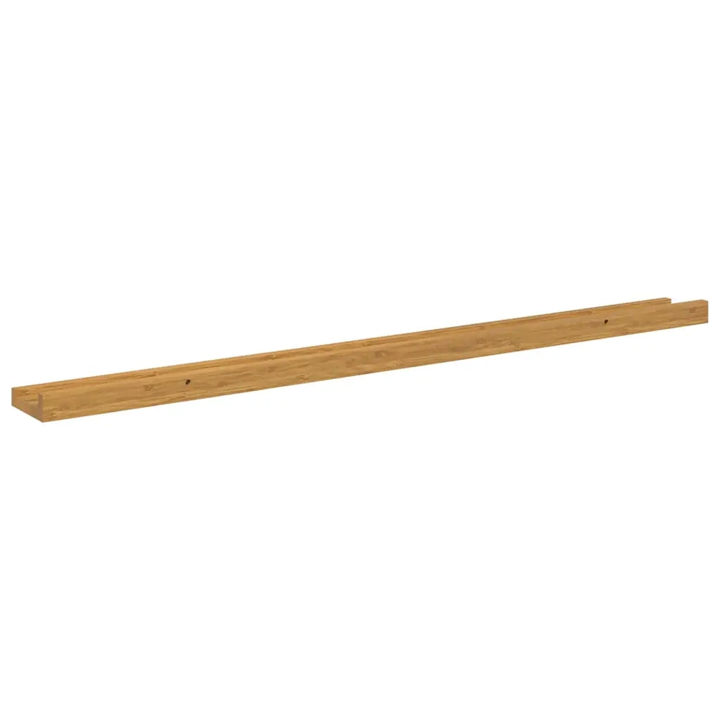 2 pz Scaffale da parete | Ripiano a parete | Mensola a parete Beige 100 x 9 x 3 cm Legno multistrato