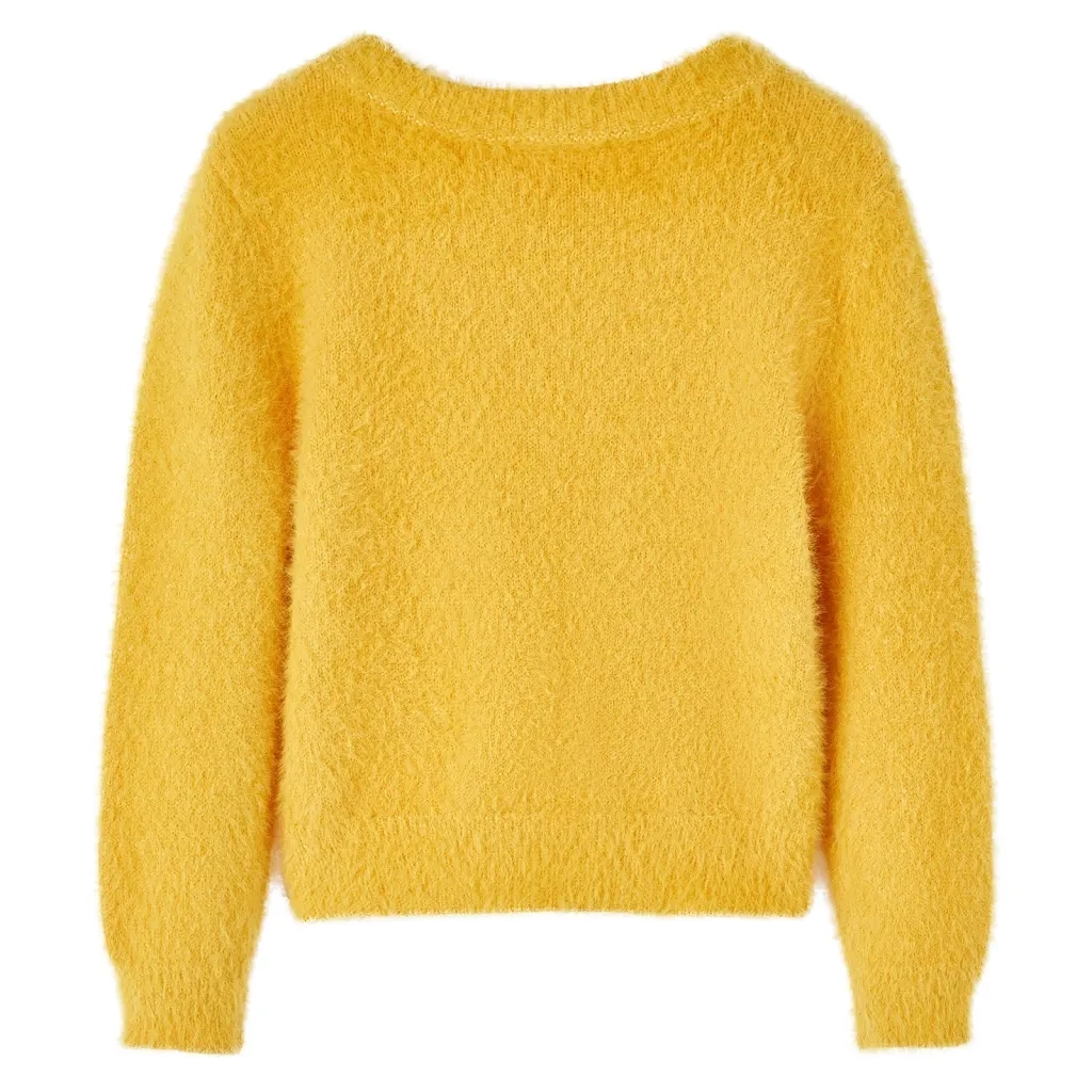Maglione per Bambini Lavorato a Maglia Ocra 116cod mxl 108243
