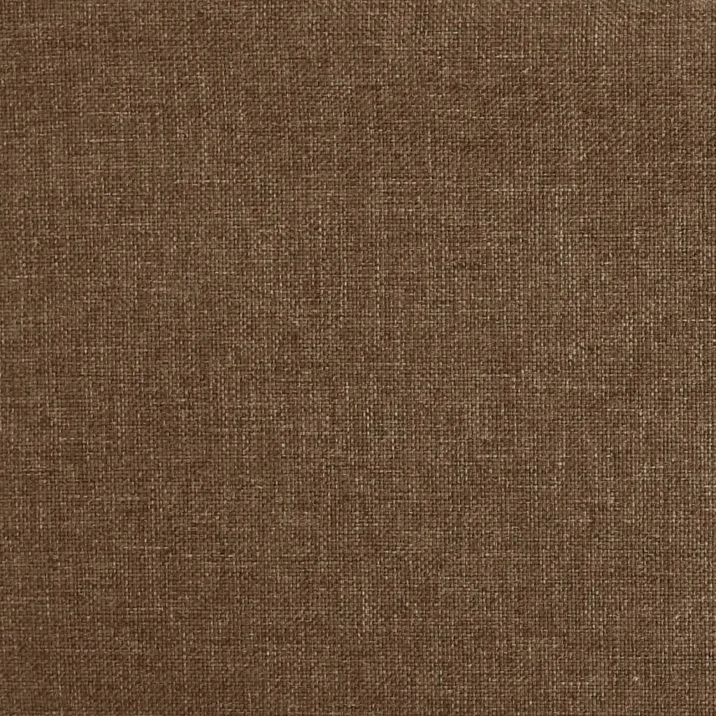Sedie da Pranzo Girevoli 2 pz Marroni in Tessuto