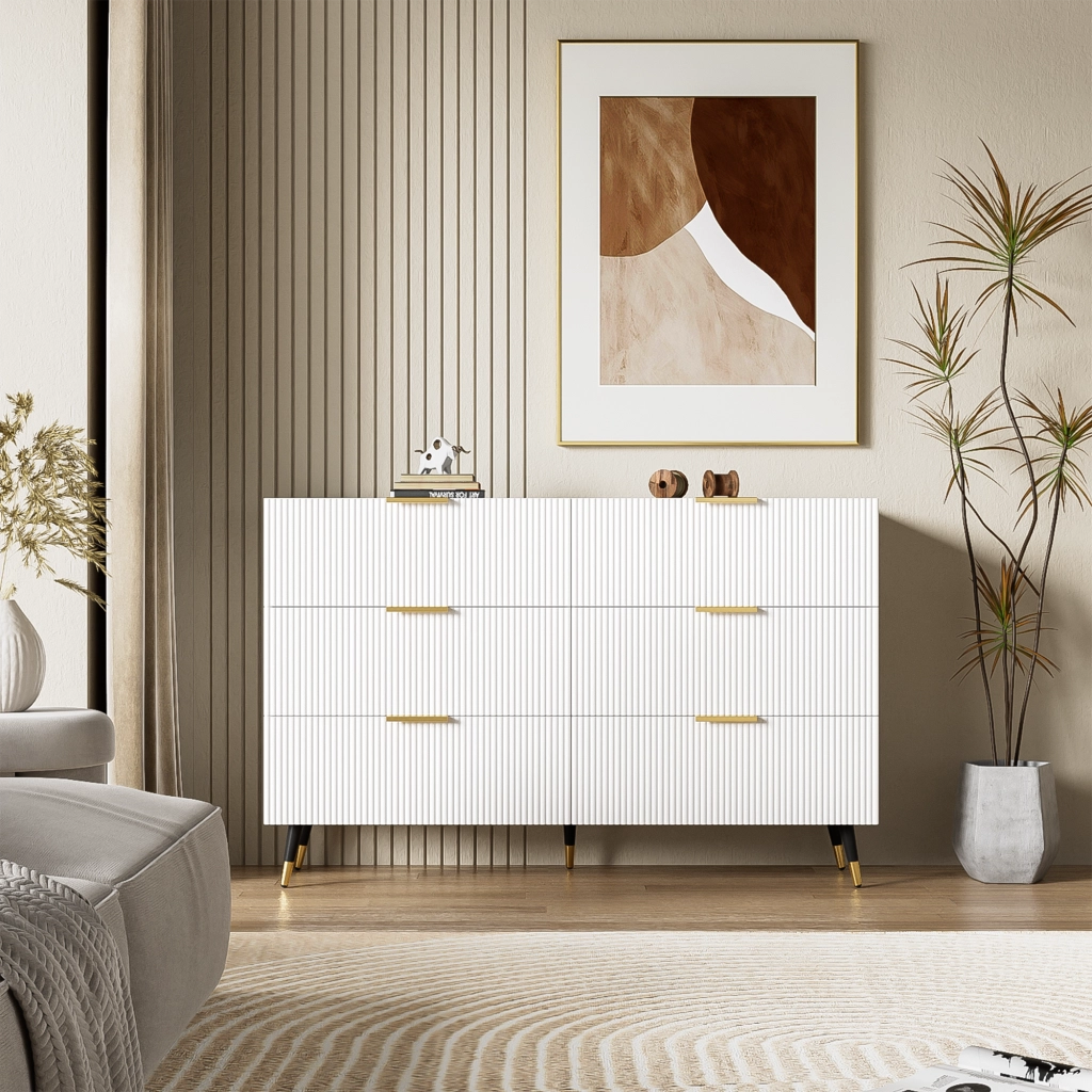 Elegante credenza moderna - Zephmum - Con cassetti e ampio spazio di archiviazione