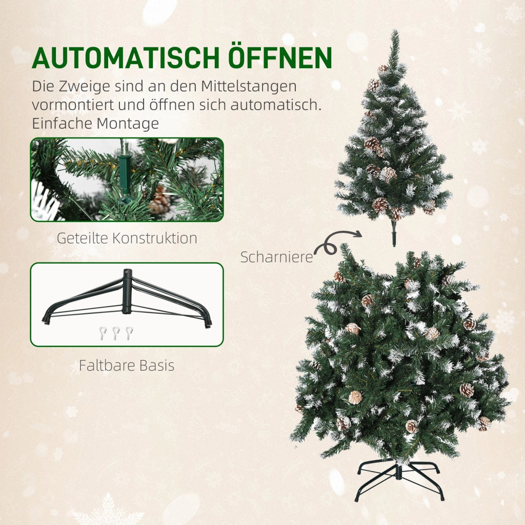 Albero di Natale Artificiale ¨C zephmum ¨C Effetto Neve, 180 cm