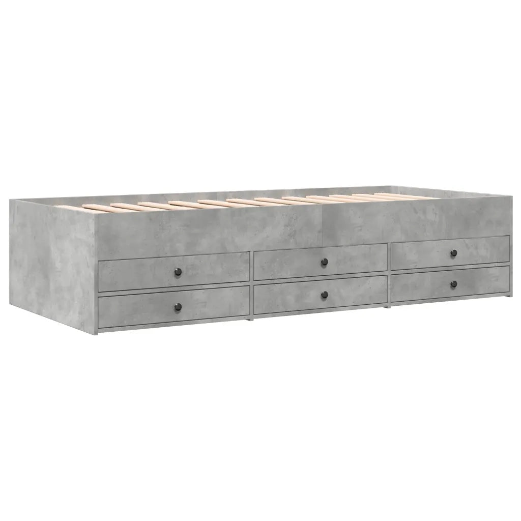 Divano Letto con Cassetti senza Materasso 100x200 cm