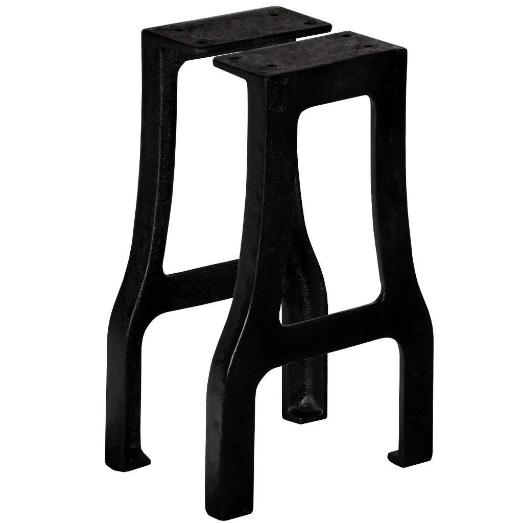 Gambe per Panca 2 pz a Forma di A in Ghisa