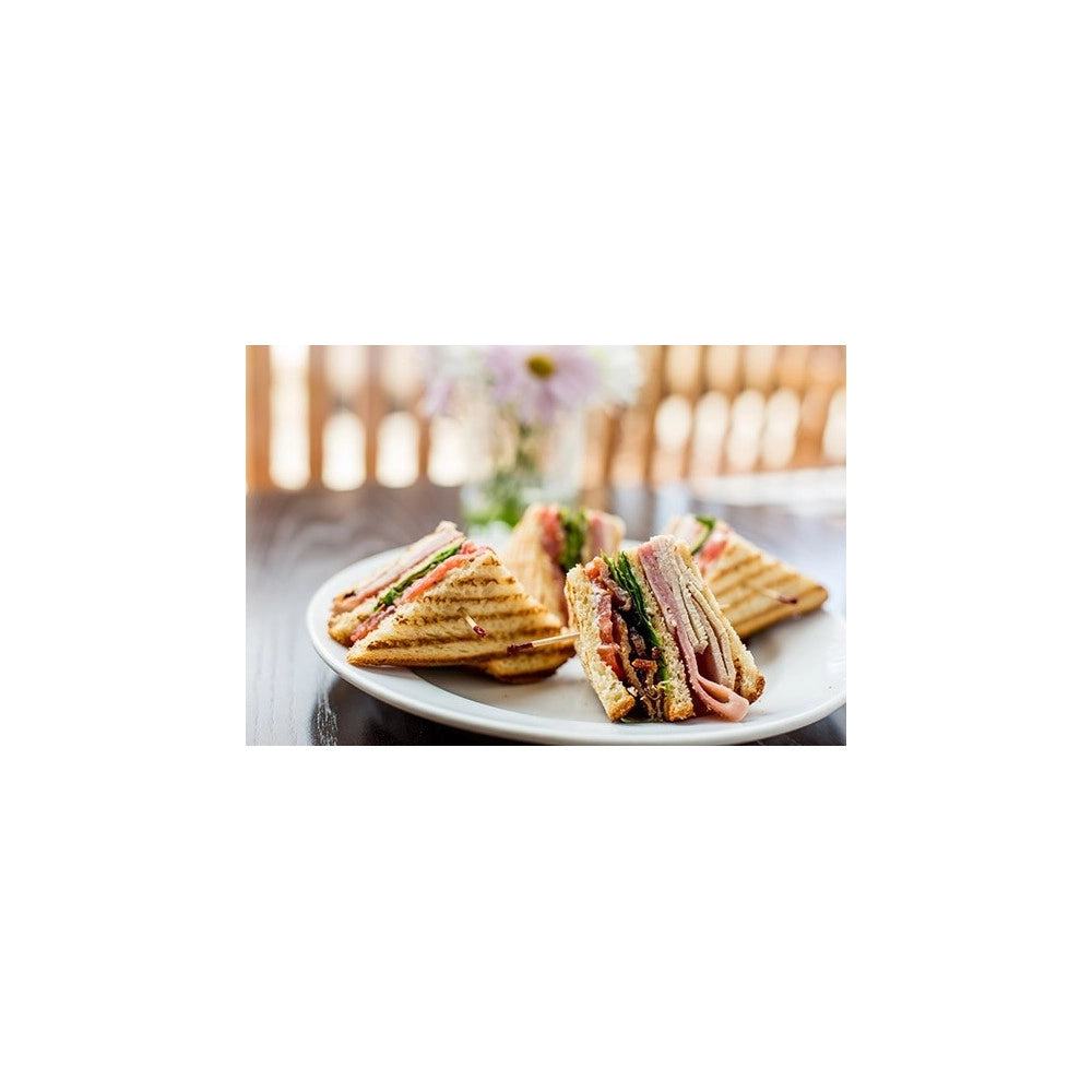 Trade Shop - Tostiera Elettrica Da 750w Macchina Piastra Per Fare Sandwich Toast 3708 Doppio -