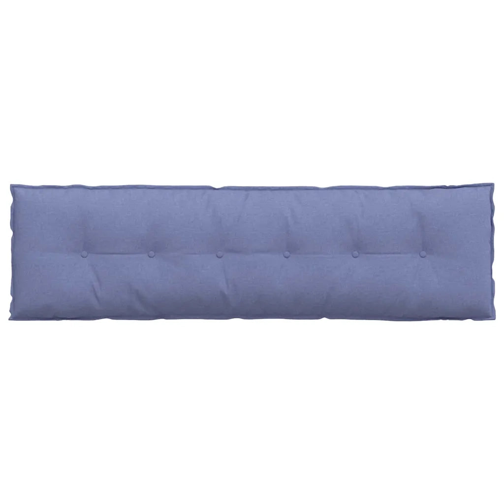 Cuscino per Schiena | Cuscino dorsale Blu jeans 180 x 19 x 50 cm Tessuto