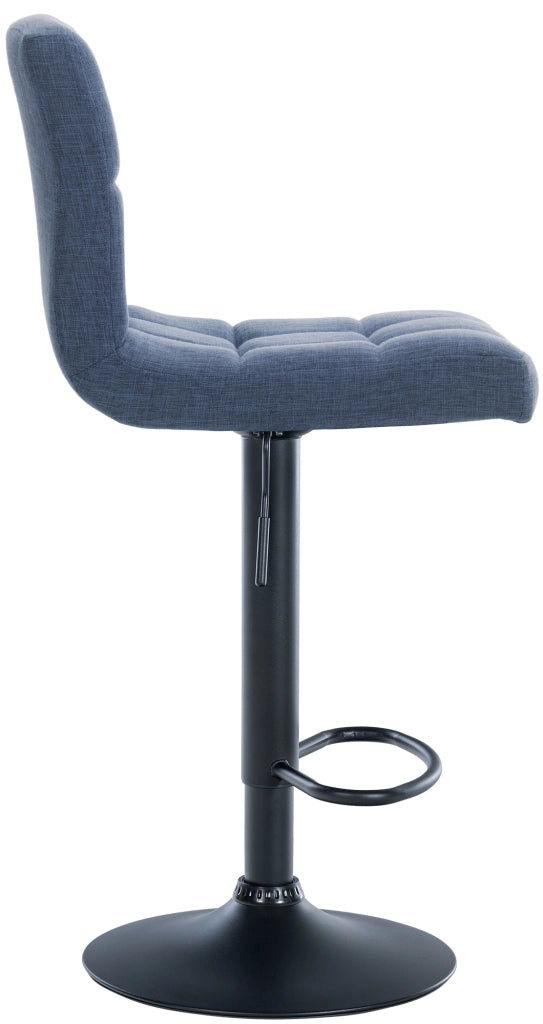 2er Set Barhocker Calma Stoff schwarz