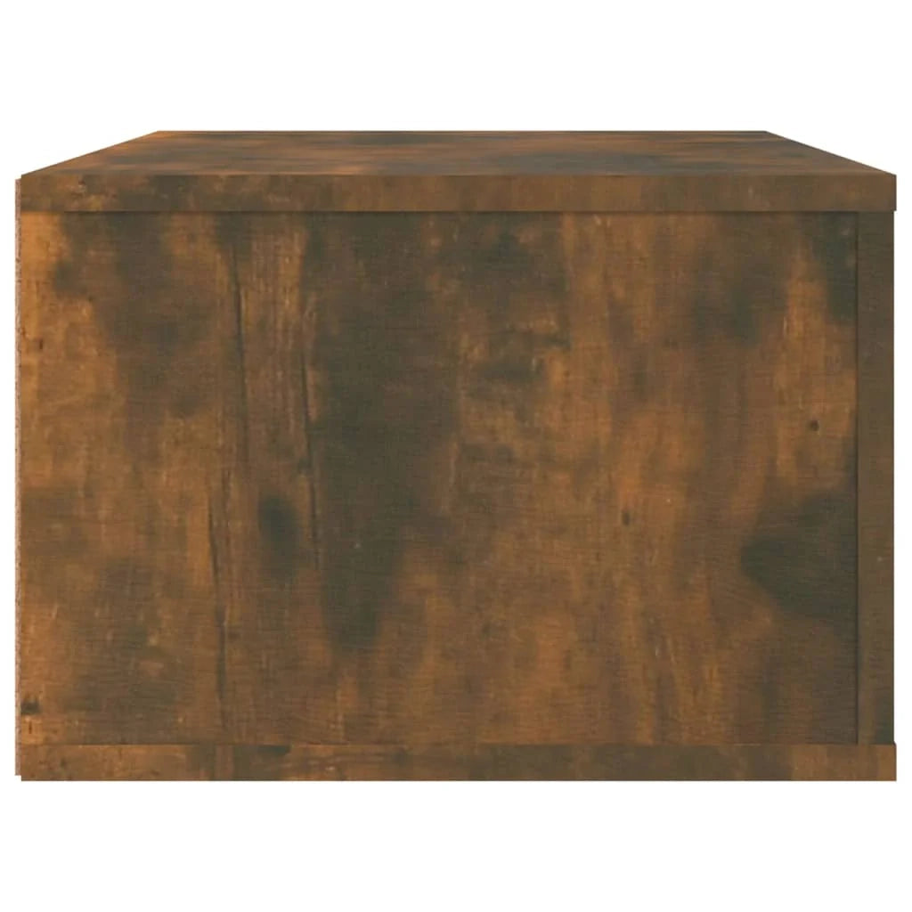 Mobile TV da parete in rovere affumicato 80 x 36 x 25 cm legno ingegnerizzato marrone 02_0024288