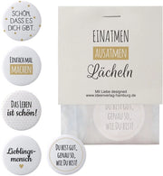 Set di magneti decorativi per la mindfulness 10x / 38mm / per ringraziamenti/souvenir/gift/oggetti da donare/zaini per distribuzione/zaini di regalo/oggetti esoterici/magneti per frigorifero/magneti per whiteboard
