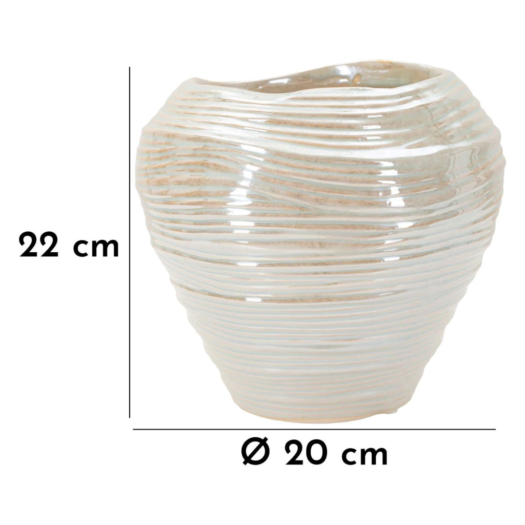Batobamo, Vaso Finitura Effetto Materico, Rosa