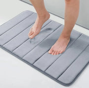 Tappeto di schiuma espansa, assorbente, antiscivolo, lavabile, grigio, 40 x 60 cm