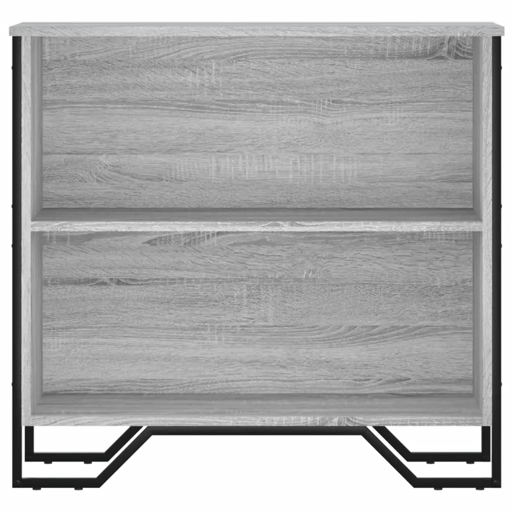 Libreria Grigio Sonoma 80x31x74,5 cm in Legno Multistrato