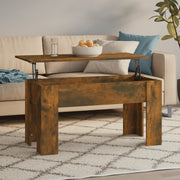 Tavolino da Salotto Rovere Fumo 101x49x52 cm Legno Multistrato cod mxl 23485