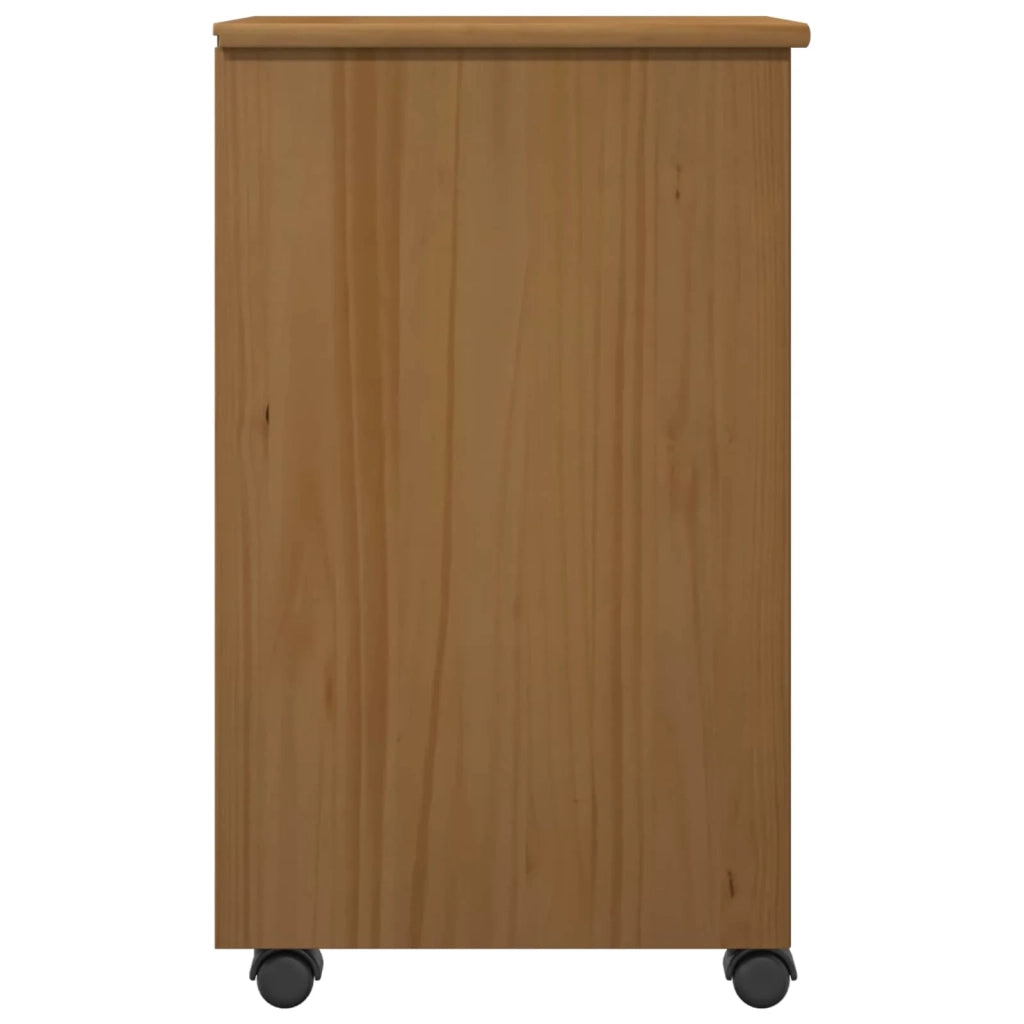 Mobile con Ruote con ruota Marrone Miele 34 x 39 x 65,5 cm 42028352