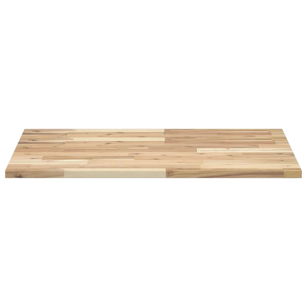 Piano da Bagno Non Trattato 80x60x2 cm Legno Massello di Acacia 3279667