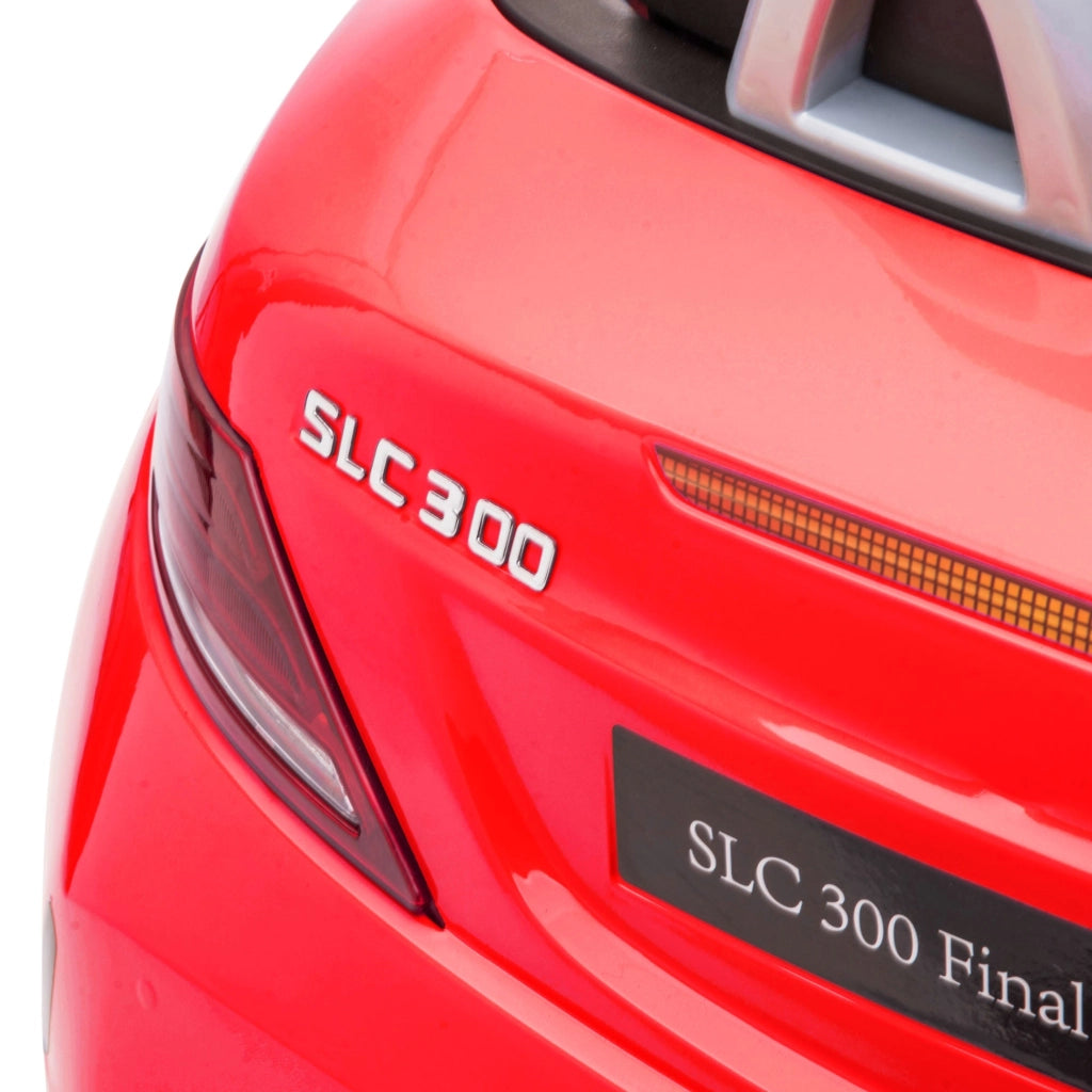 Macchina Elettrica per Bambini Licenza Mercedes SLC 300 con Telecomando Rosso