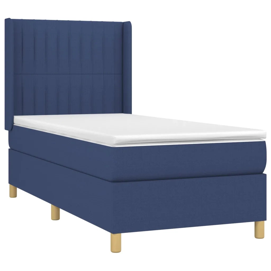 Giroletto a Molle con Materasso Blu 90x190 cm in Tessutocod mxl 74661