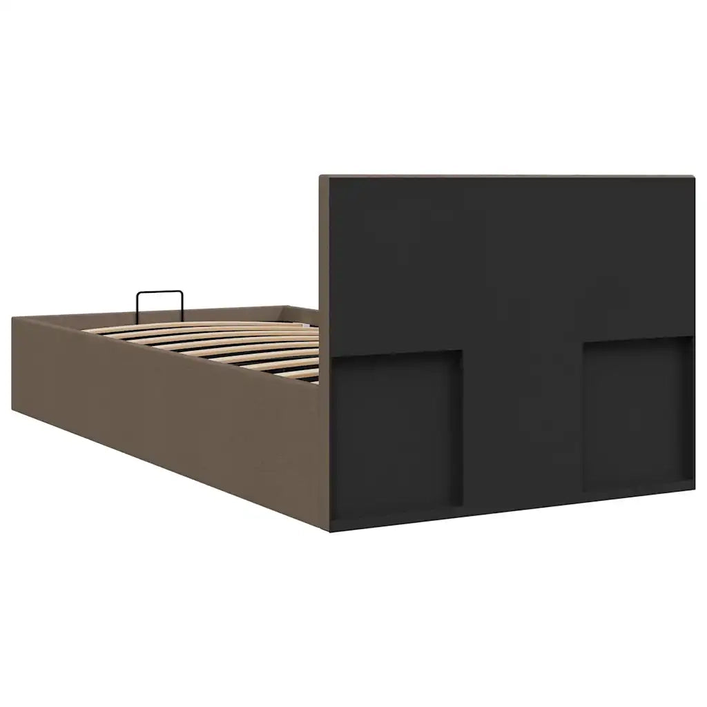 Giroletto con Contenitore Grigio Talpa in Tessuto 90x200 cm