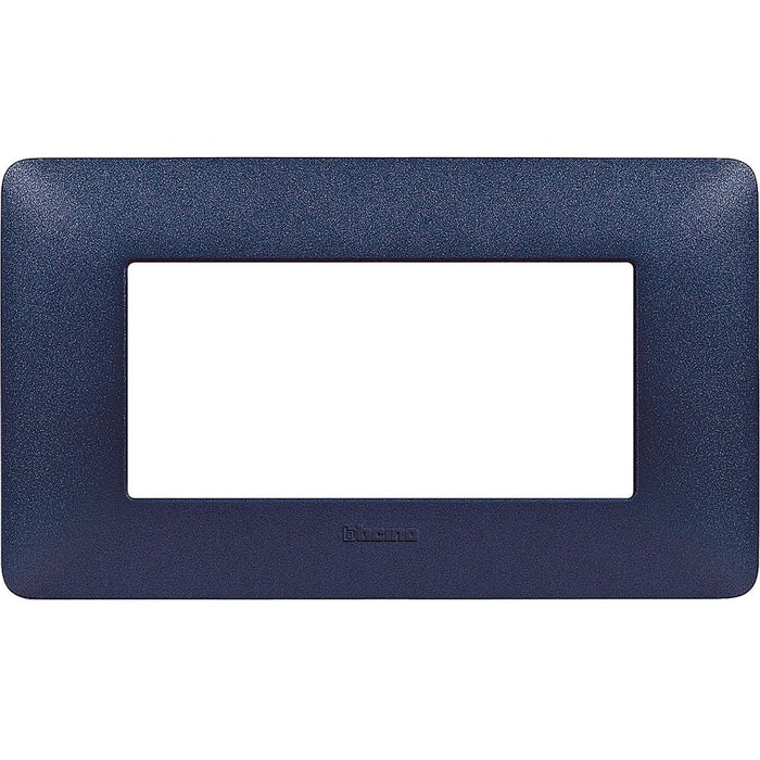 Placca Bticino Matix 4 moduli blu mercurio AM4804TBM