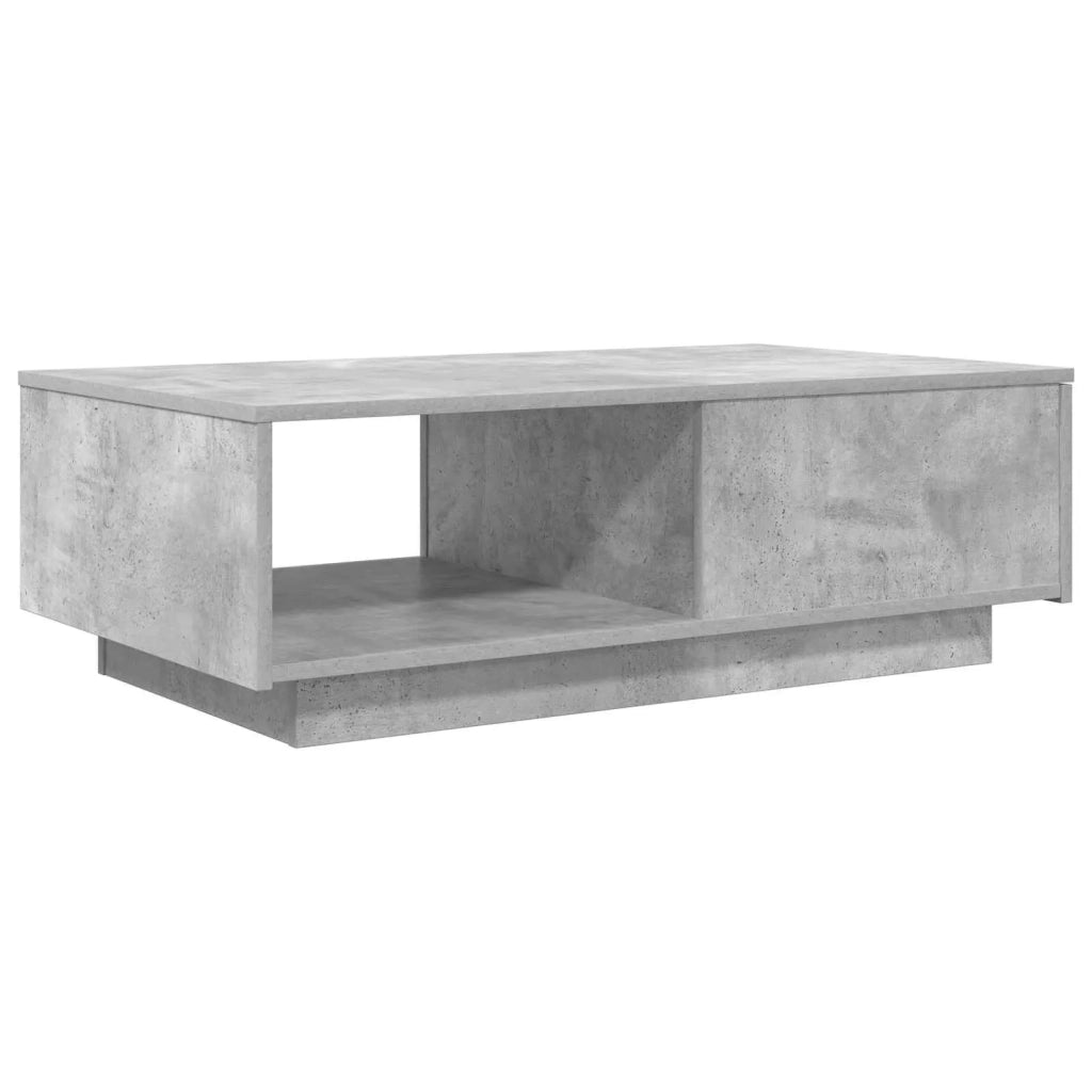 Tavolino da salotto con cassetto Grigio cemento 95 x 55 x 31 cm 8000183