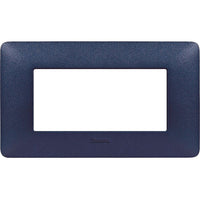Placca Bticino Matix 4 moduli blu mercurio AM4804TBM