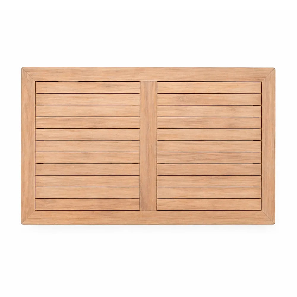 Tavolo Bar Large da Giardino 120x70 cm in Legno Teak Massello