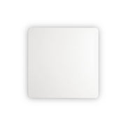 Applique Moderna Cover Alluminio Bianco Led 9,5W 3000K Quadr. D20
