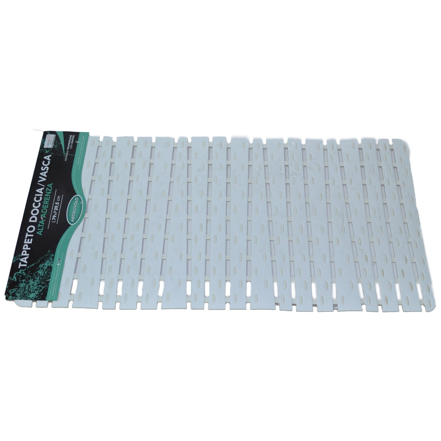 TAPPETO DOCCIA PEDANA BIANCO 40X80