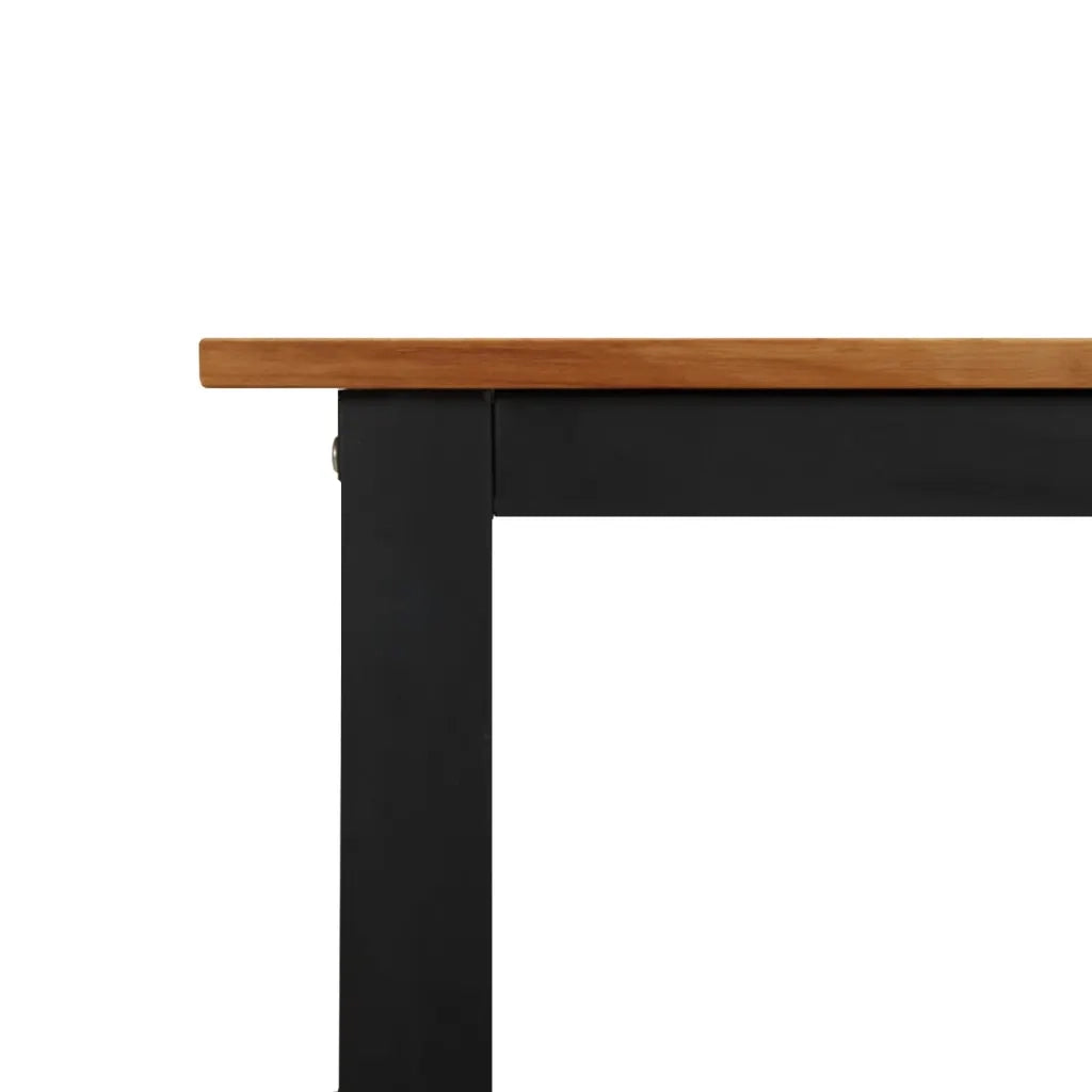Tavolo Giardino con Gambe a U 200x90x75cm Legno Massello Acacia 319514