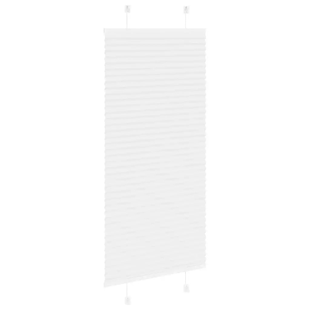 Tenda Plissettata Bianca 60x150 cm Larghezza Tessuto 59,4 cm 4015492