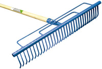 rastrello per giardino 32 denti con manico cm. 137 cod:ferx.vit12557