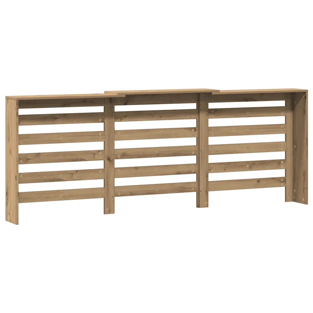 Copertura Termosifone Rovere Artigianale 205x21,5x83,5 cm Legno 852725