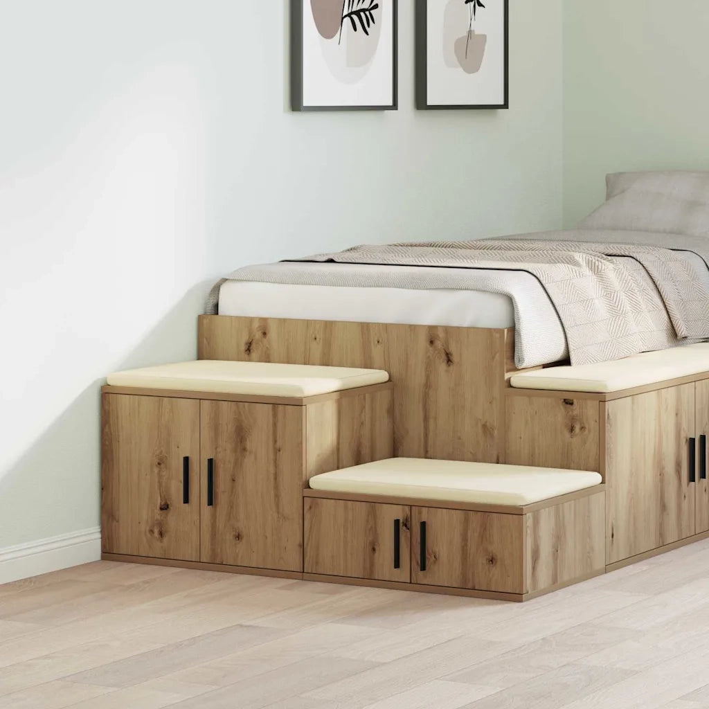 Armadio 2 pcs Rovere artigianale 103 x 41 x 40 cm 866682