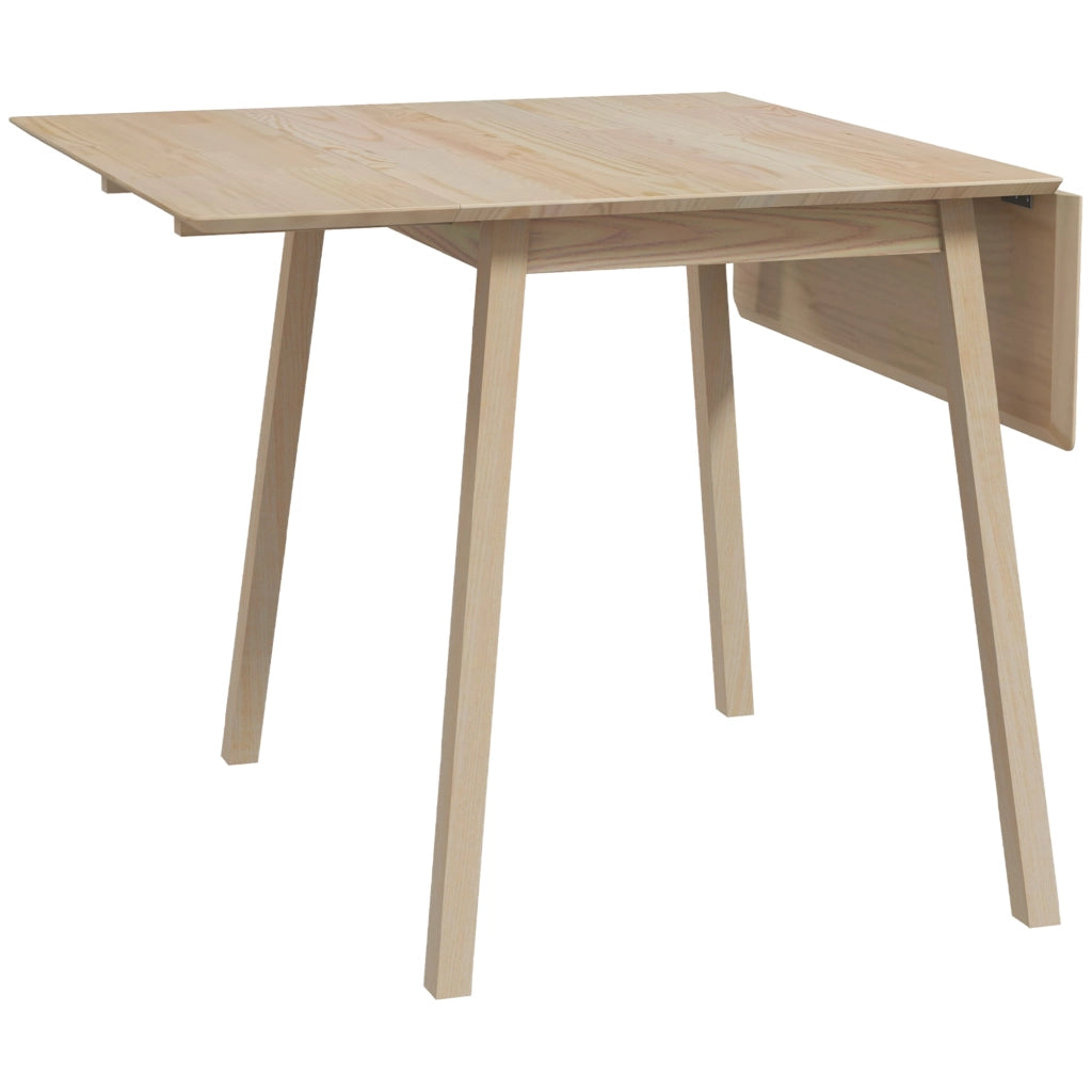 Tavolo da pranzo - pieghevole per 2-4 persone - 110x86x75 cm - legno naturale - ideale per spazi piccoli