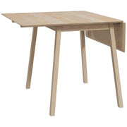 Tavolo da pranzo - pieghevole per 2-4 persone - 110x86x75 cm - legno naturale - ideale per spazi piccoli