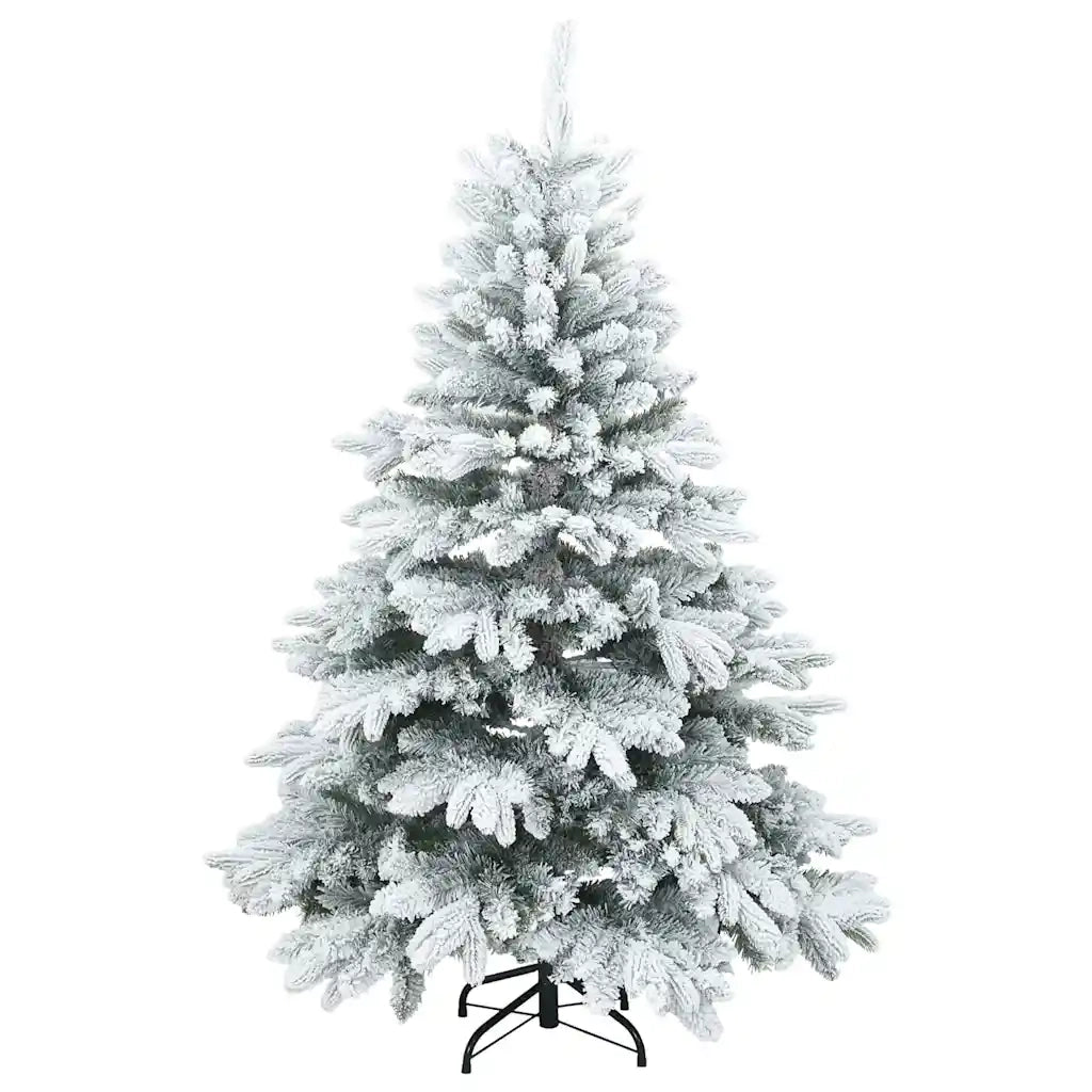 Albero di Natale | Decorazioni natalizie artificiale con 150 LED Bianco 150 cm PE e PVC