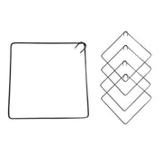 Staffe antisismiche armatura ferro 50x50 cm strutture cemento formati multipli *** pezzi 100, confezione 1
