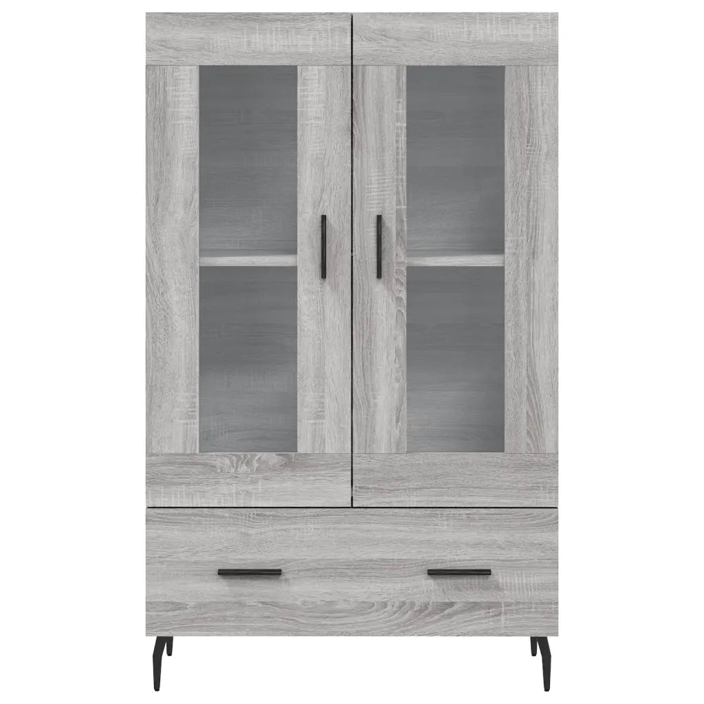 Credenza-Buffet-Armadio da cucina Grigio Sonoma 69,5x31x115 cm in Legno Multistrato 629853