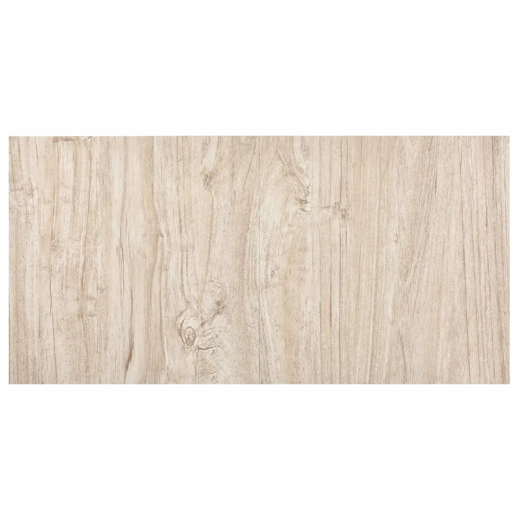 Tavole per Pavimenti 5,11 m2 55 pz PVC Bianco e Colore Legno CFW1006785