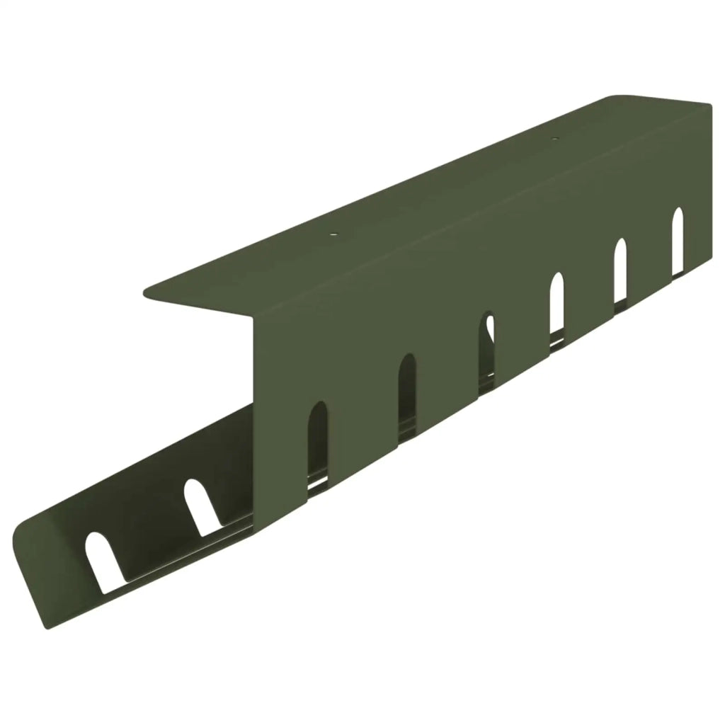 Vassoio per gestione cavi sotto il tavolo 2 pz Verde Oliva 8007585