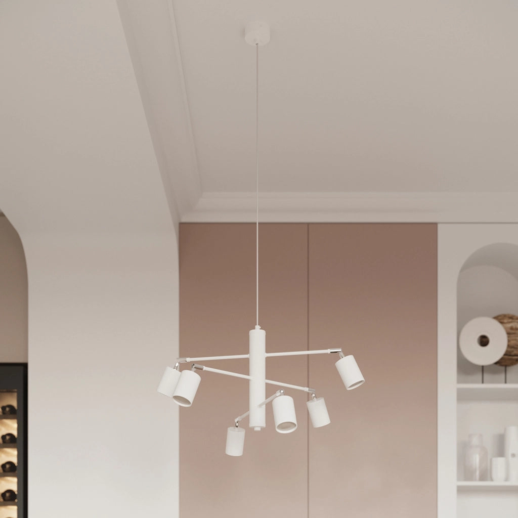 Faretto soffitto moderno 4 luci bianco GU10 PureLume