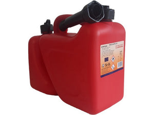 tanica in plastica omologata per carburante doppio uso lt. 2+5 cod:ferx.vit52948