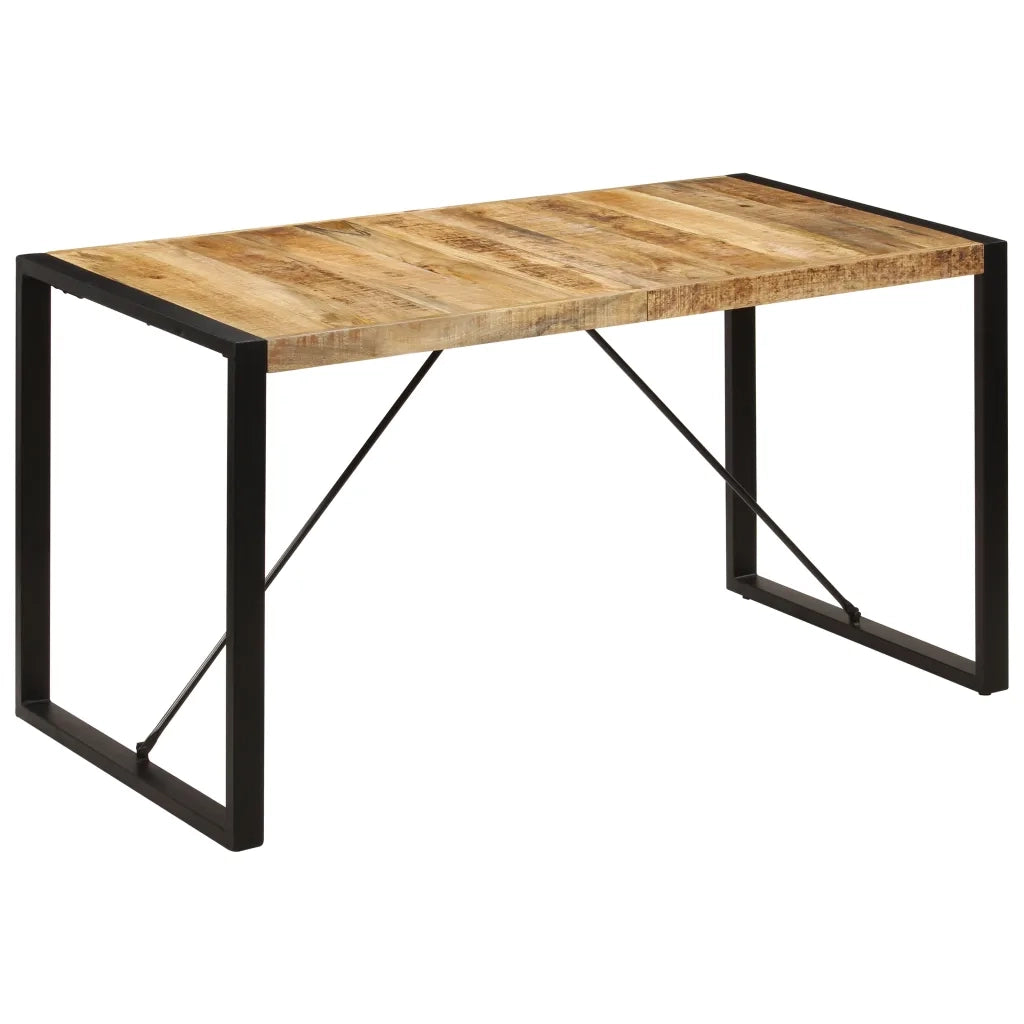 Tavolo da Pranzo | Tavolo da cucina 140x70x75 cm in Legno Massello di Mango