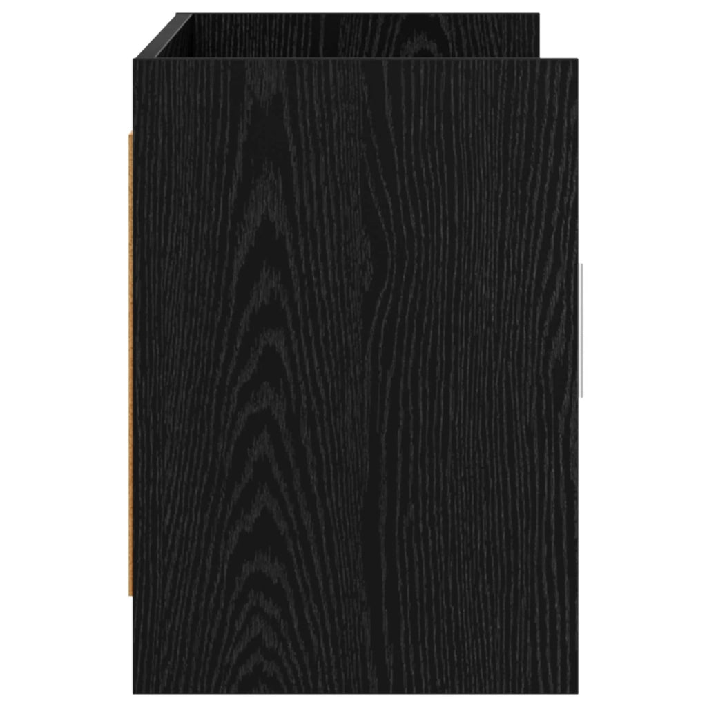Mobile TV 102 x 33 x 47 cm Rovere Nero Legno ingegnerizzato 8011164