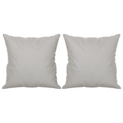 Cuscini Decorativi 2 pz Grigio chiaro40x40cm Tessuto Microfibra CFW2210909