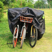 Scothecchi grandi, impermeabili, per il tettuccio delle biciclette, per 2 a 3 biciclette, robusti, 210D-Oxford nero, impermeabili per edifici, anti-polvere, anti-pioggia, UV