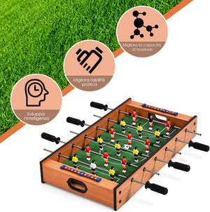 Tavolo multi gioco 2 in 1, tavolo da gioco con design compatto per calcio balilla e hockey da tavolo, facile da montare, per adulti e bambini