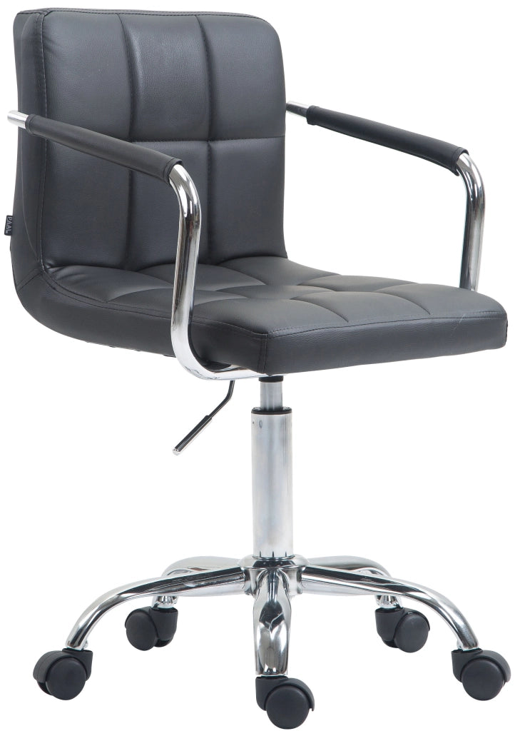 Sedia da ufficio Lucy V2 in similpelle grigio