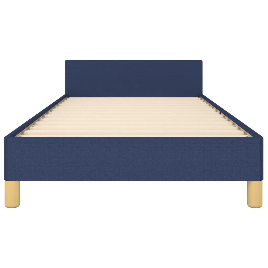 Giroletto senza Materasso Blu 90x190 cm in Tessuto