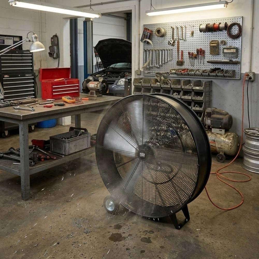 Zephir ventilatore industriale da terra alta velocità 360w 3 pale