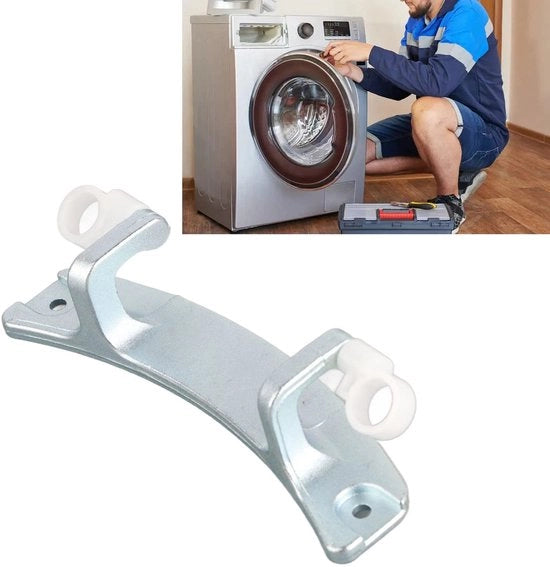 Sostituto di Porta in Alluminio - Universale - da Installare a Mano - Dimensioni 15,5 x 14,5 x 9,1 cm - Peso 155g - Componente di Lavatrice